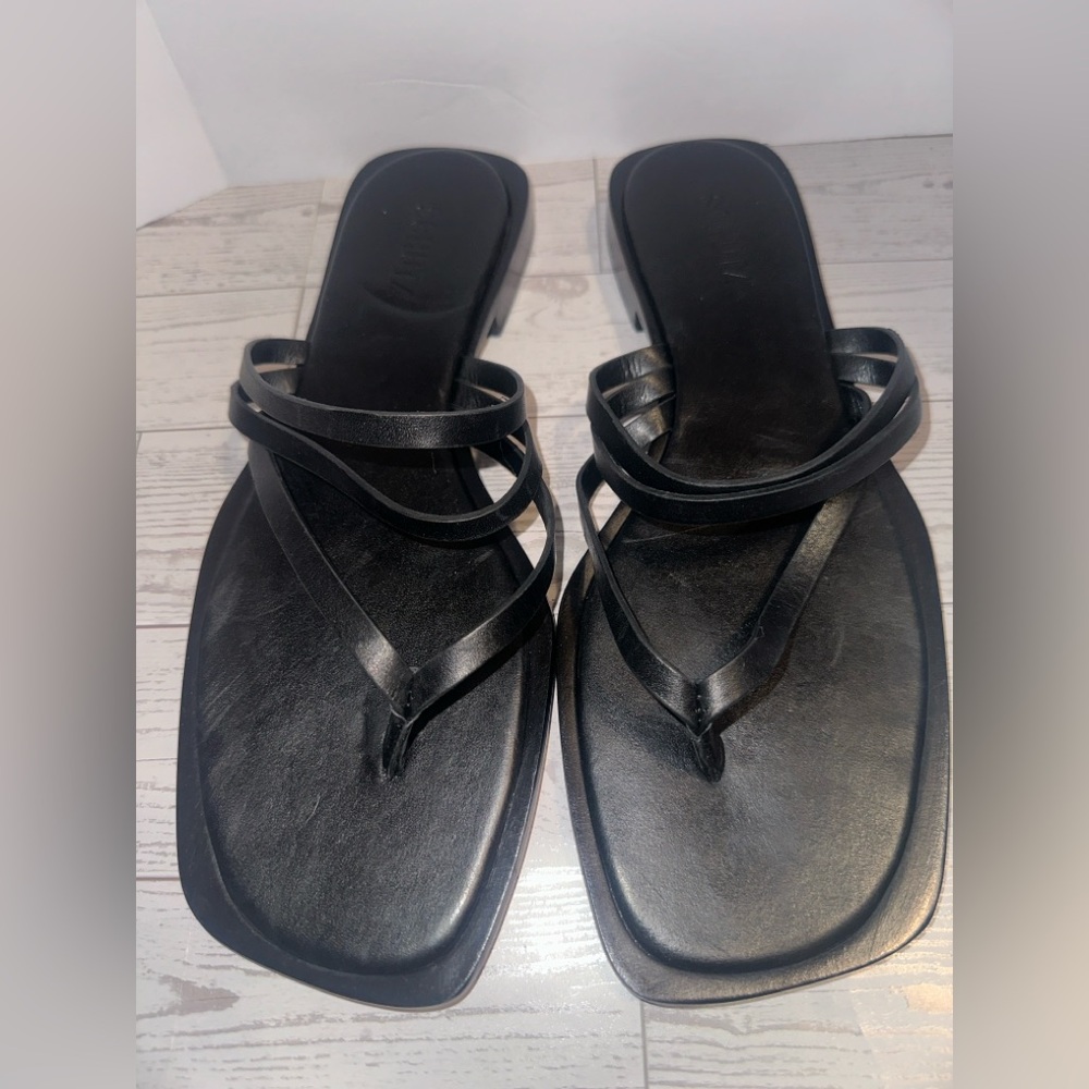 New - Schutz Raina Strappy Slip-On Sandals